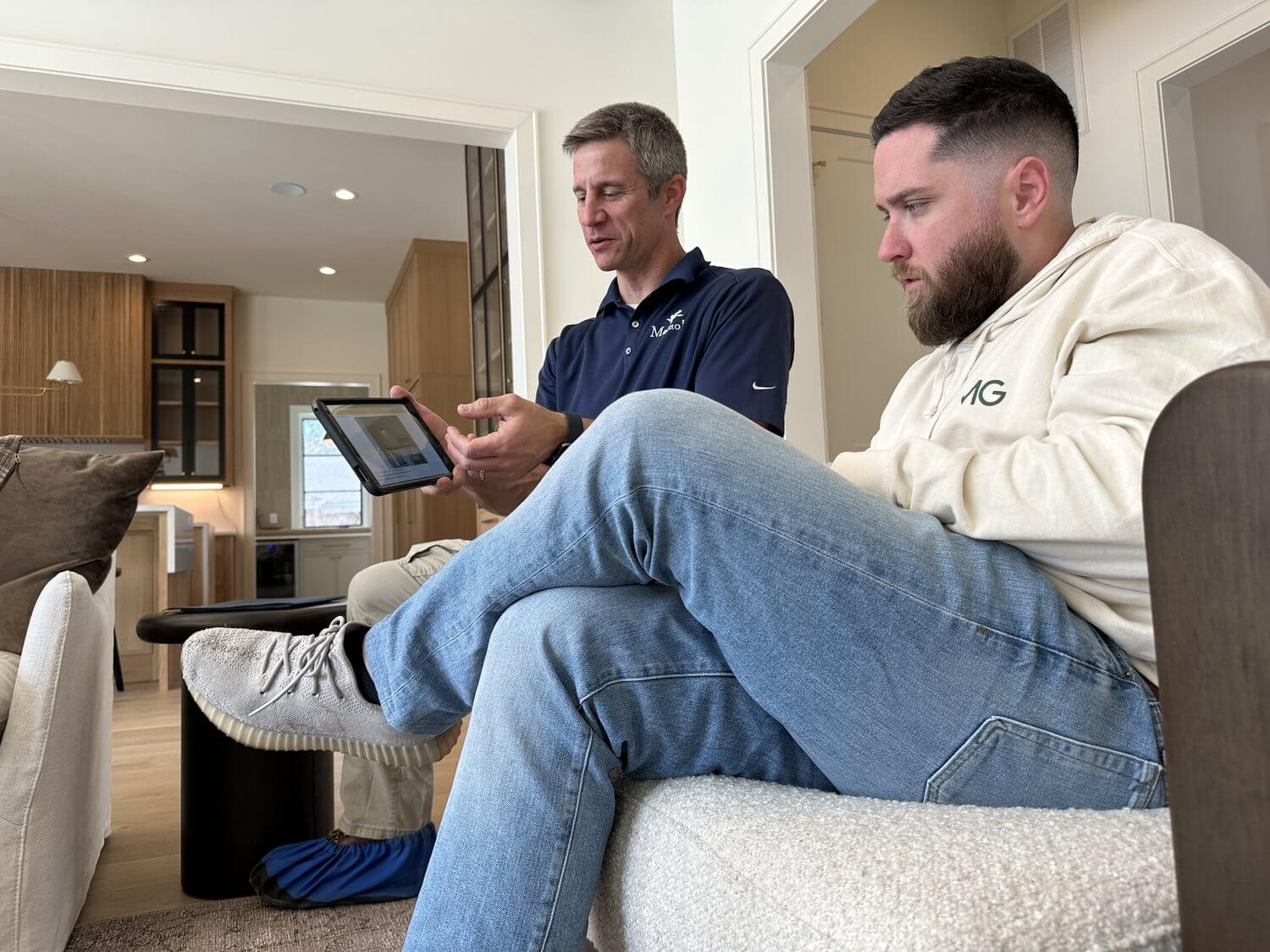 A Magnolia Consultant reviewing findings with a client